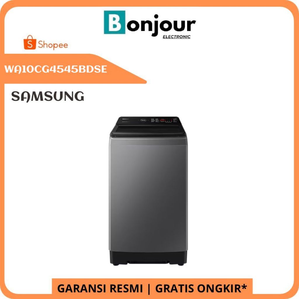 Mesin Cuci Samsung 10Kg Top Load WA10CG4545BDSE Ecobubble Inverter