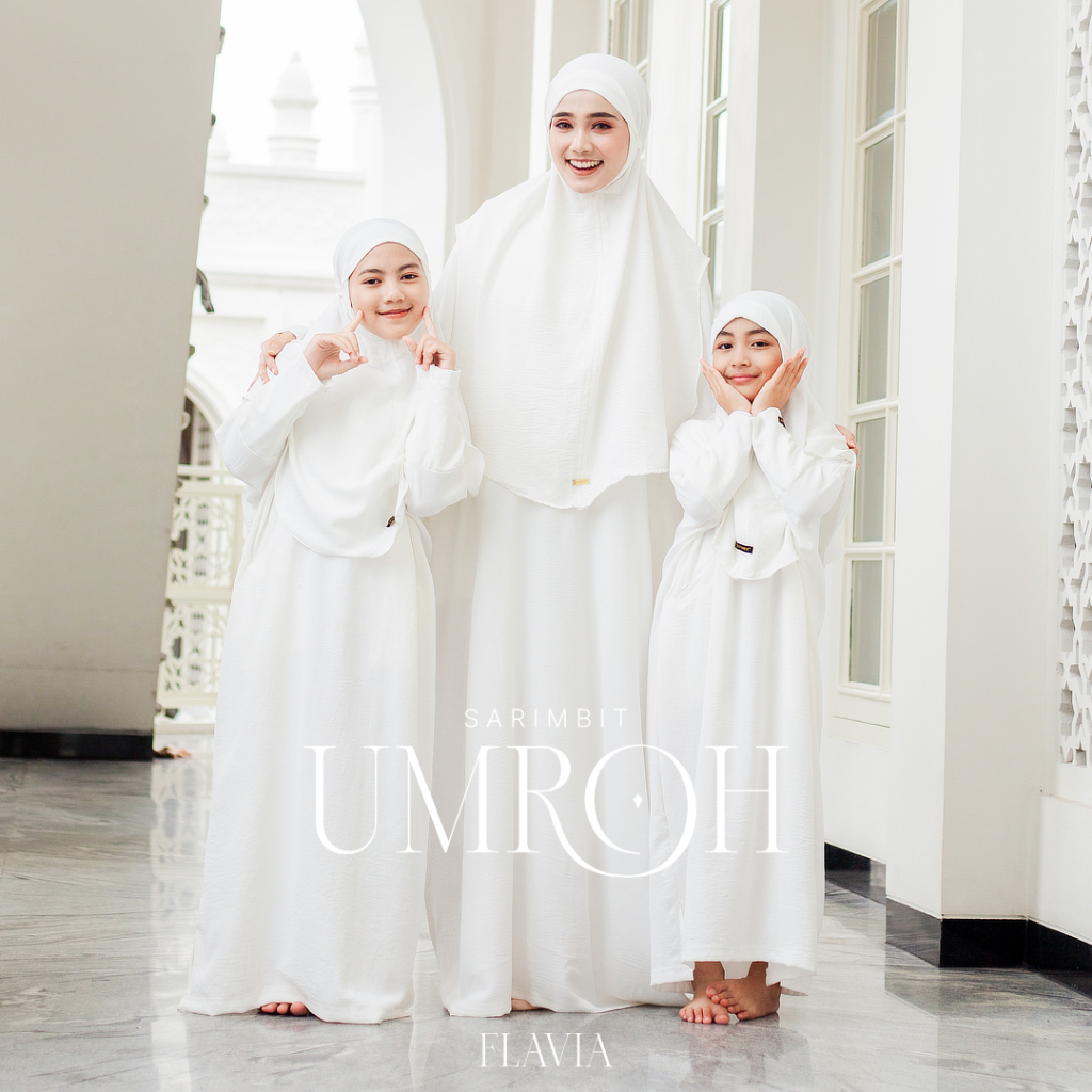 Baju Sarimbit Umroh Series | Gamis Abaya Couple Set Hijab