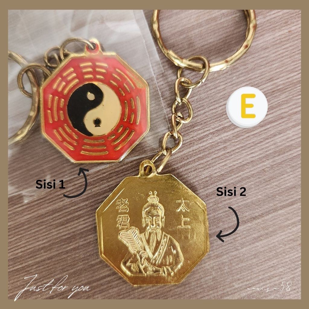 Gantungan Kunci Dewi Kwan Im Buddha Wismilak Yinyang