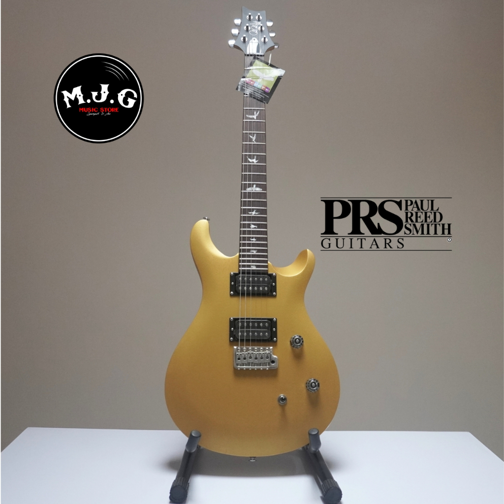 gitar elektrik PRS SE CE 24 standard Satin Metallic Gold Satin