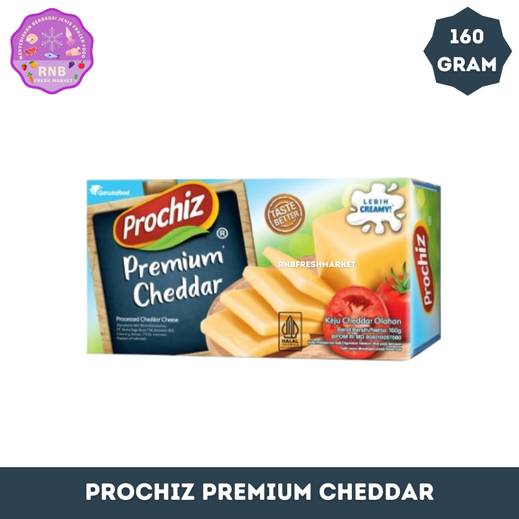 

Prochiz Premium Cheddar Netto 160 Gram