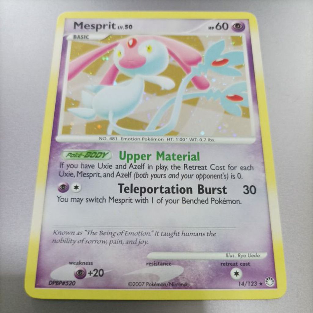 POKEMON MESPRIT MYSTERIOUS TREASURE RRAE FOIL SINGLES