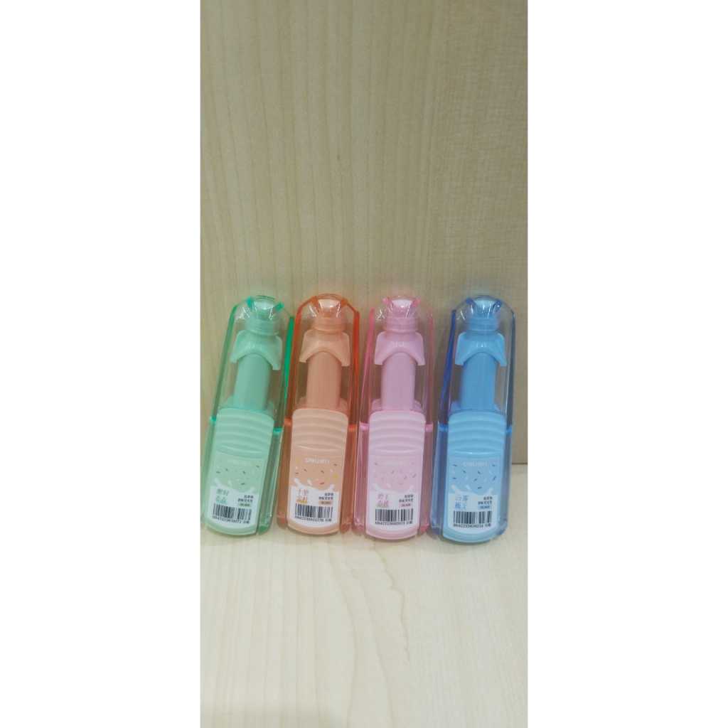 

(1 PC) DELI HIGHLITER STABILO WARNA KECIL IMUT