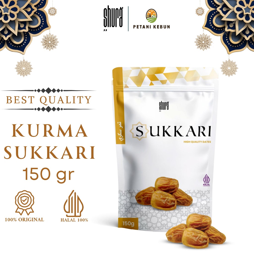 

Shura Kurma Dates Sukari 150gr Premium Original High Quality
