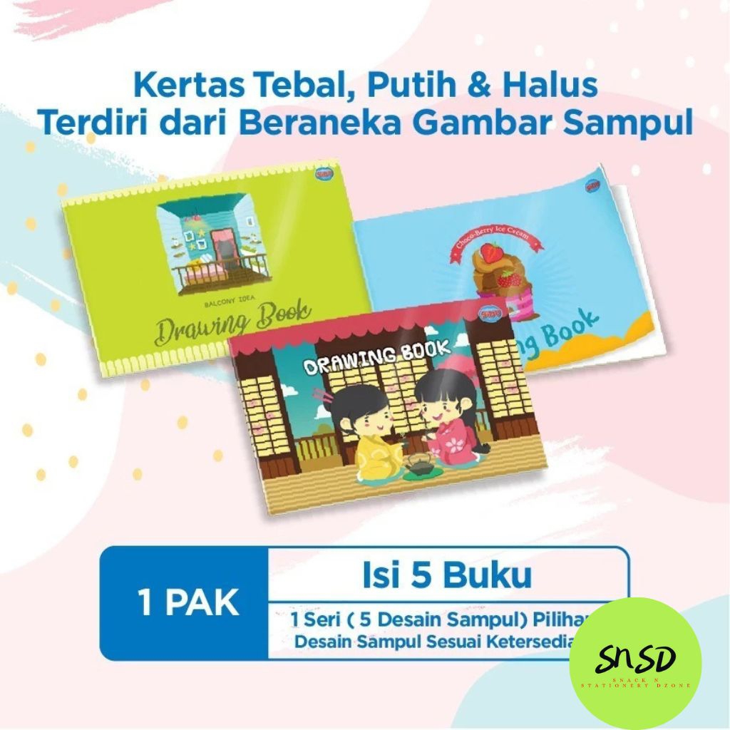 

buku gambar sidu A3 - 10 lembar