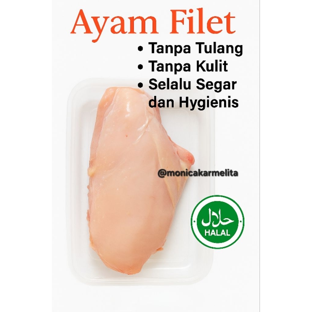 

Ayam Fillet Fresh Tanpa Tulang & Tanpa Kulit | 500 Gr Siap Masak