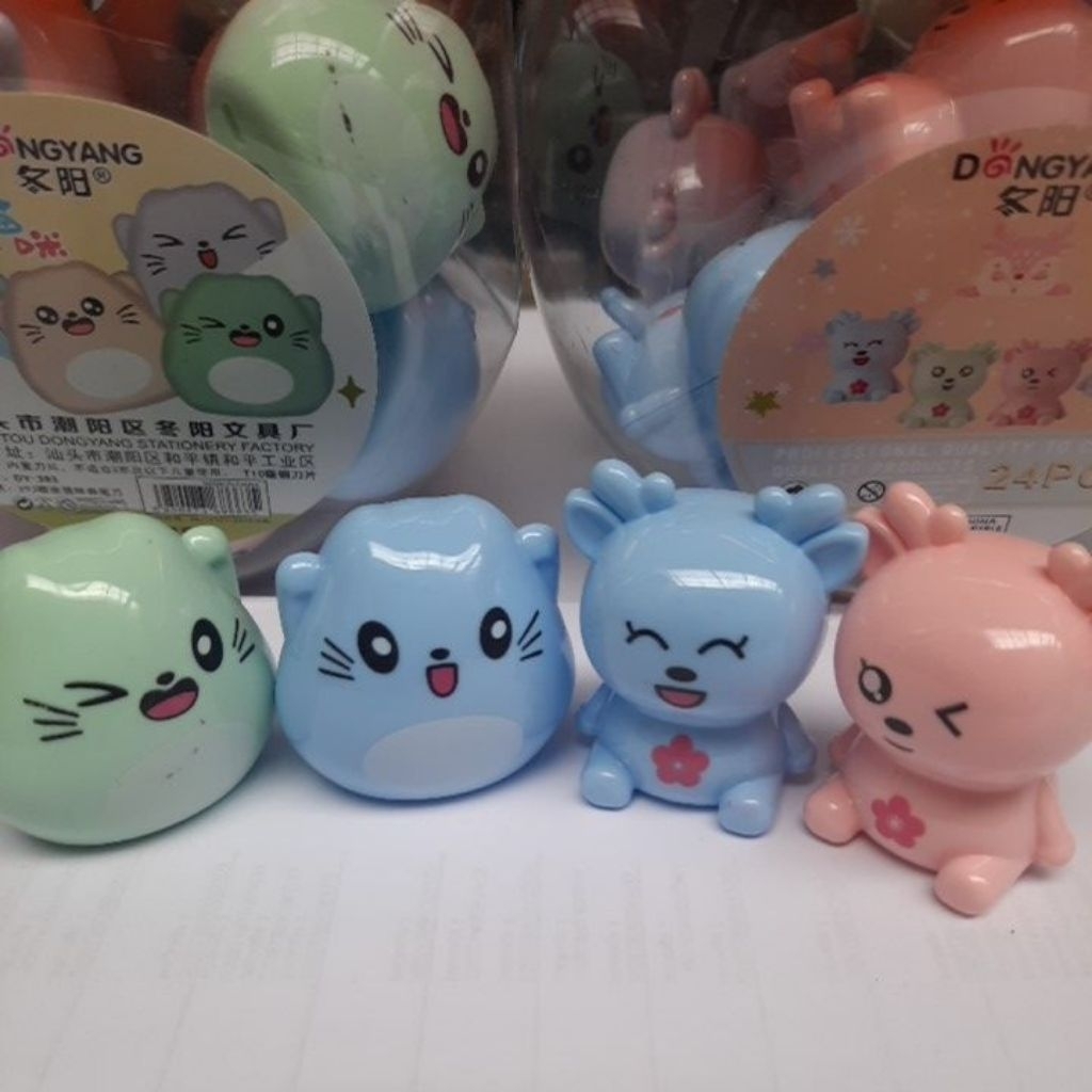 

Serutan Rautan pensil toples model boneka Harga perpcs