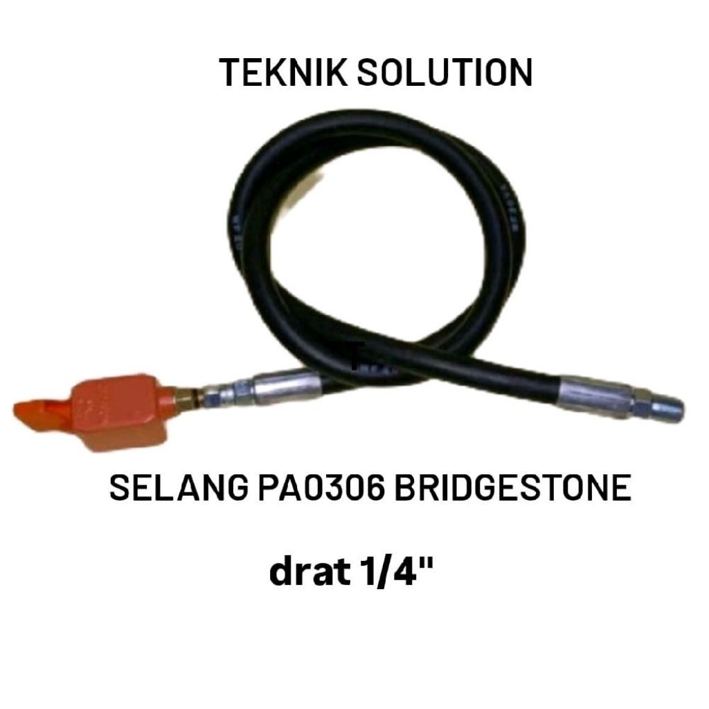 Selang Gas Pigtail drat 1/4" + Regulator Zeppelin