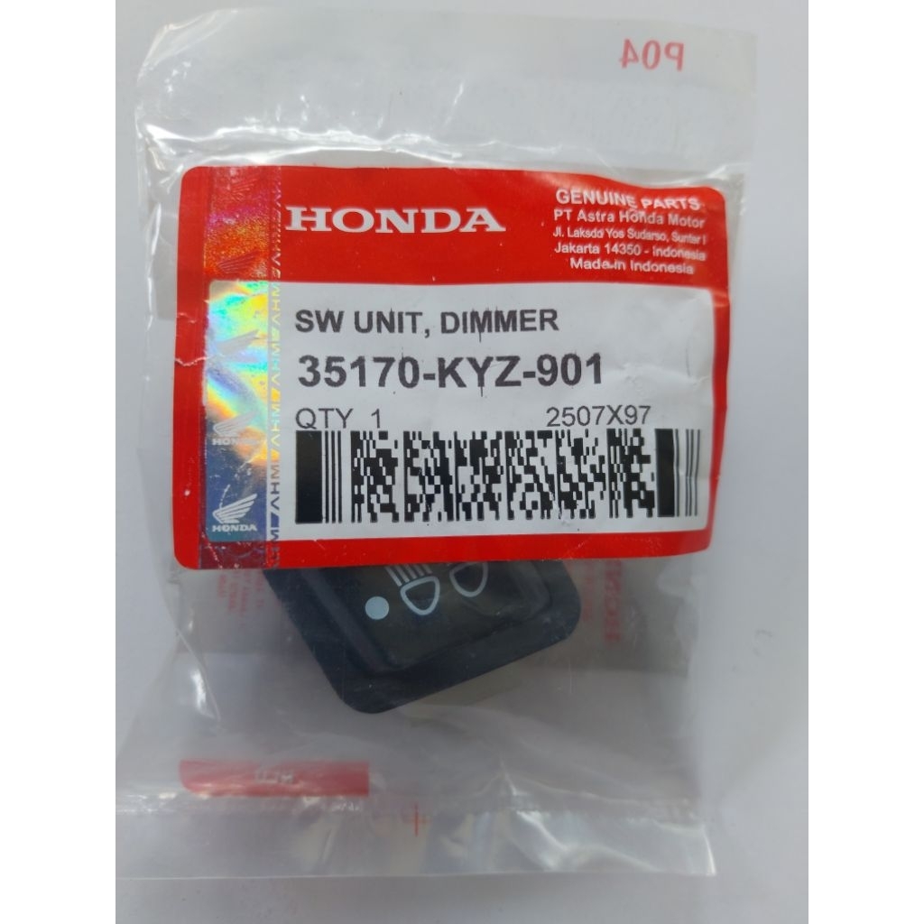 saklar lampu tombol lampu motor beat vario scoopy