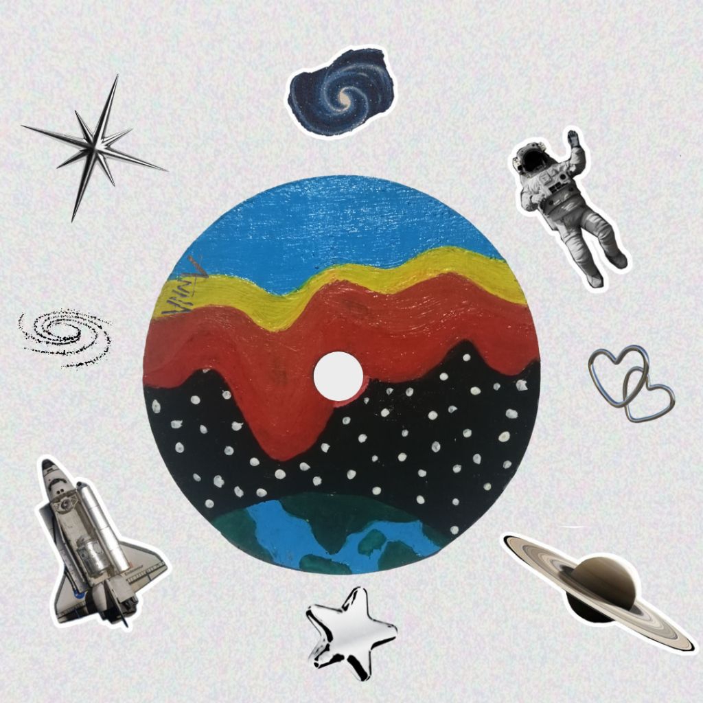 CD Painting/Kaset Painting - Luar Angkasa