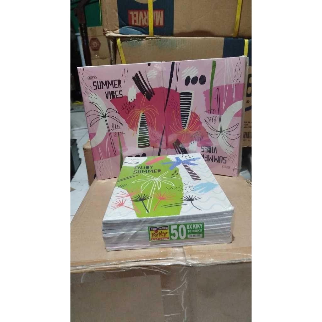

Buku Tulis Kiky 50 Lembar - 1 Pack Isi 10 Buku, Hemat dan Berkualitas
