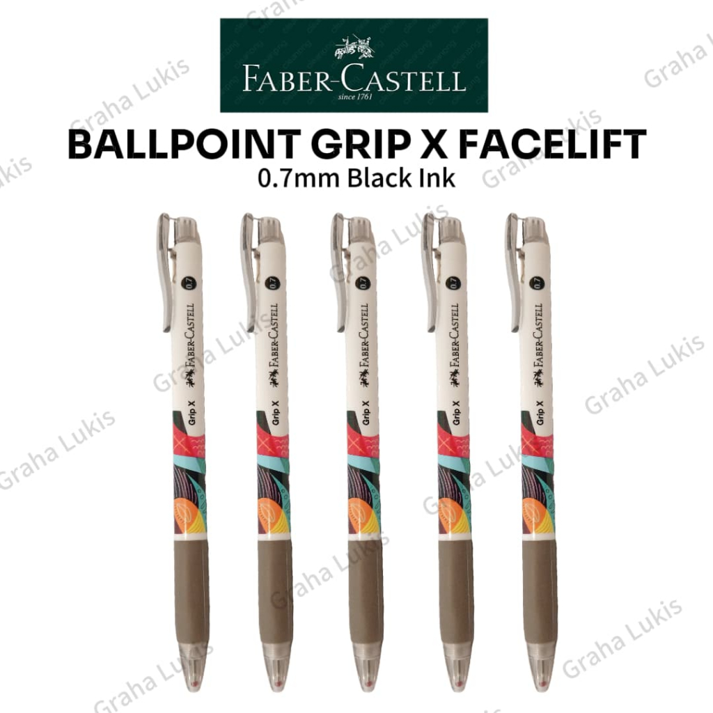 

Faber Castell Ballpoint Grip X Facelift 0.7mm Black Ink
