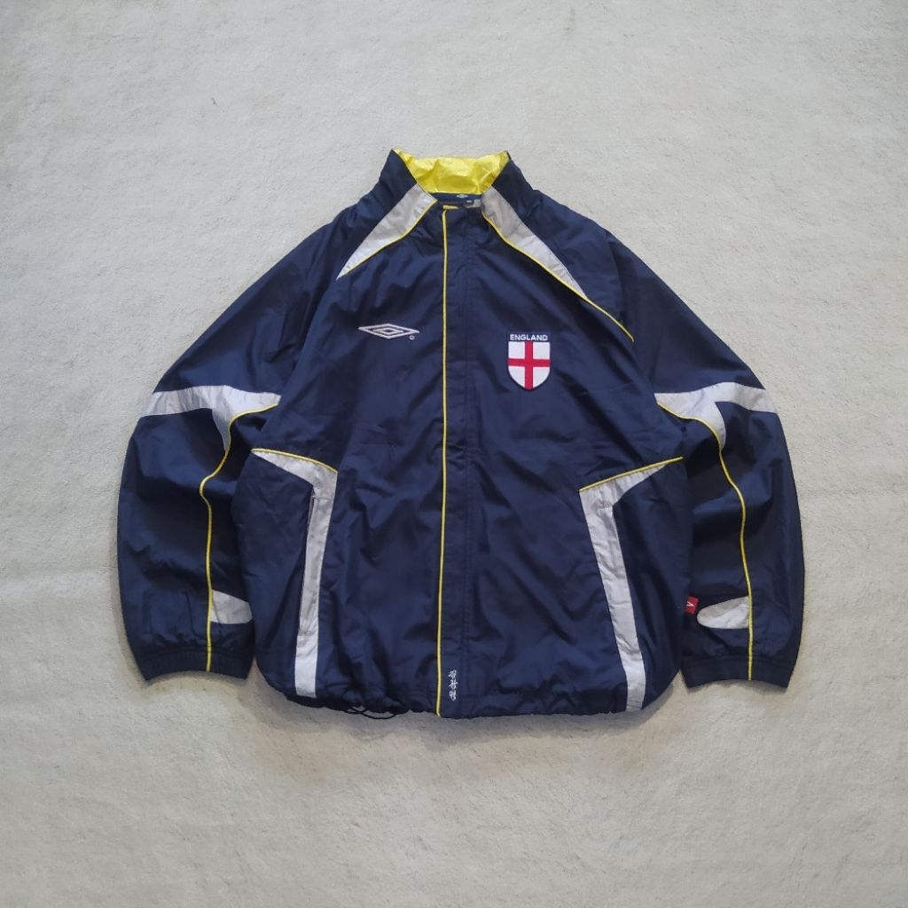 Vintage Jacket Windbreaker Umbro England 3 warna