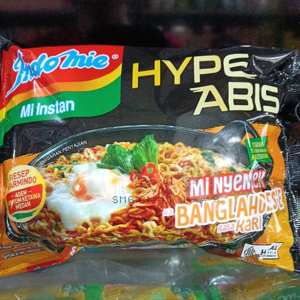 

indomie minyemek ala Banglades rasa kari 1 dus isi 40 pcs ED 24 Jan 26