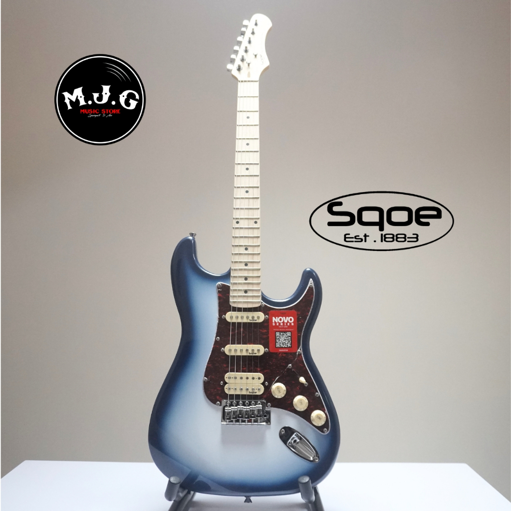 gitar elektrik sqoe SEST250 Stratocaster HSS Sky Burst Metallic