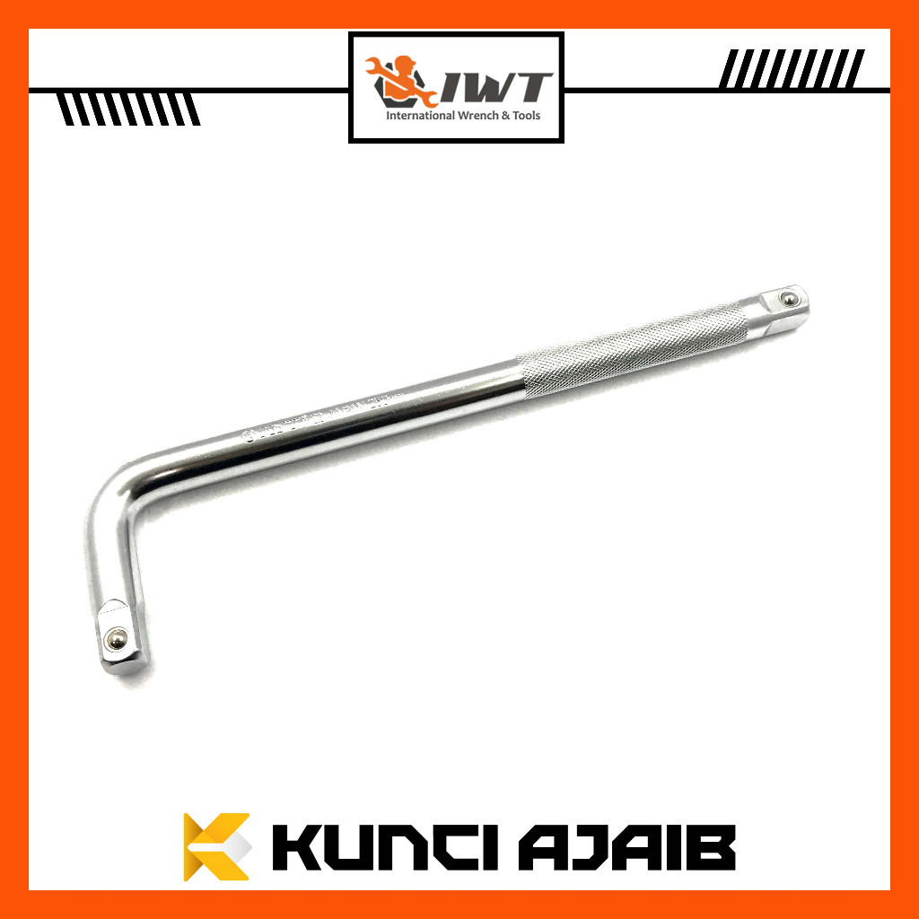 IWT LITE Gagang Kunci Sok L 1/2DR 10 Inch - Socket Handle Mata Sock Stang
