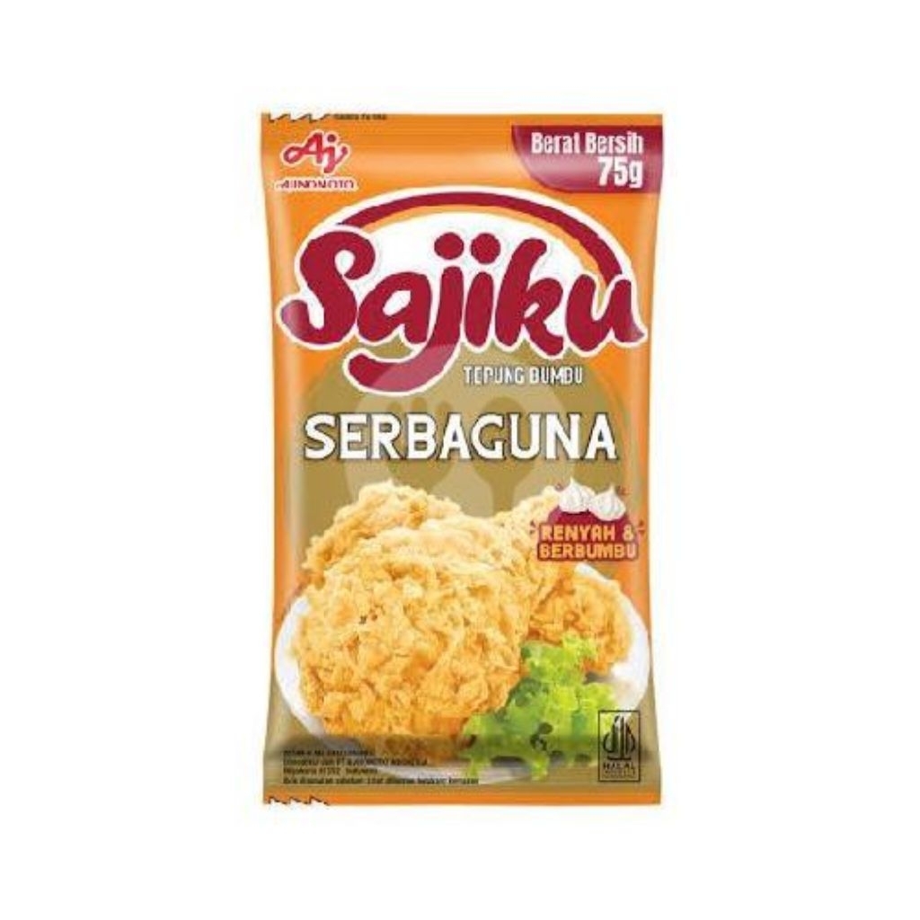 

1 Renceng Tepung Bumbu Sajiku Serbaguna kemasan 75gram