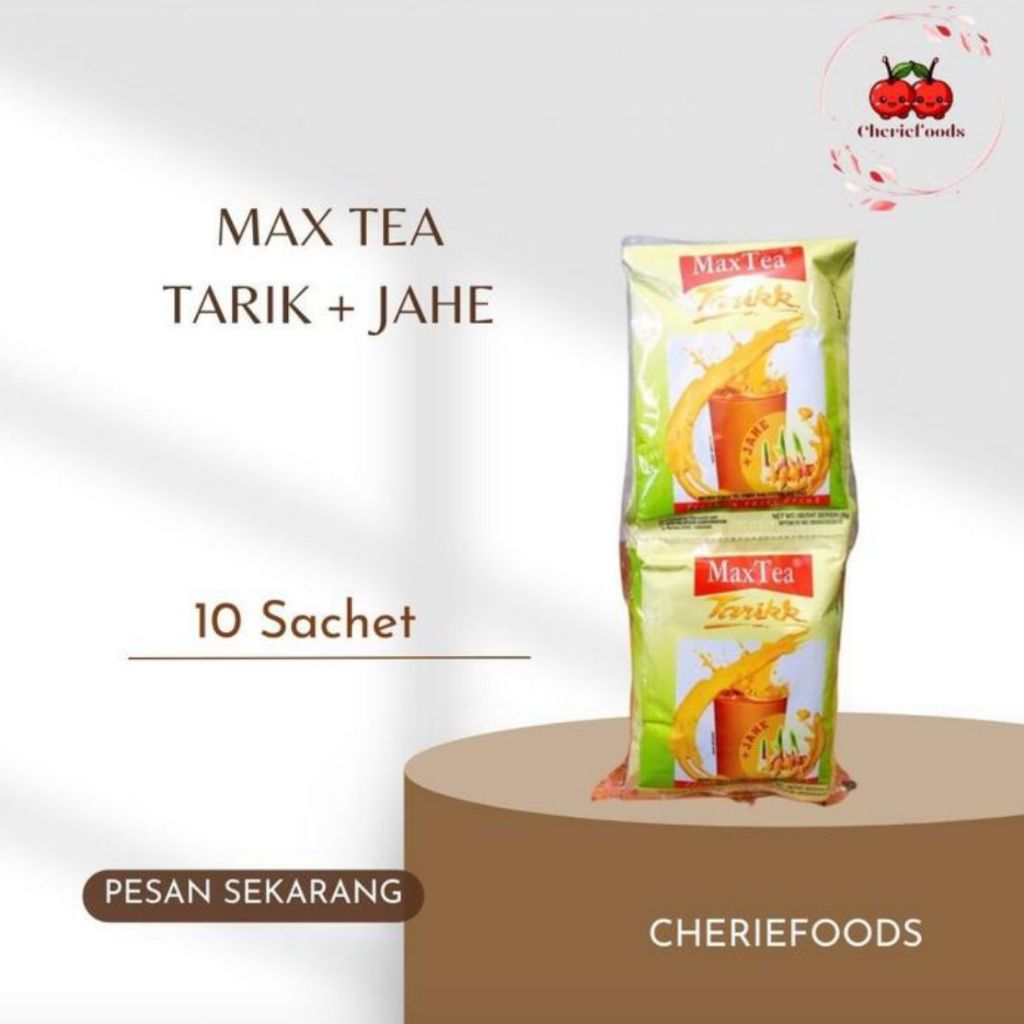 

Maxtea TEH TARIK Jahe / isi 10 sachet x 25gr