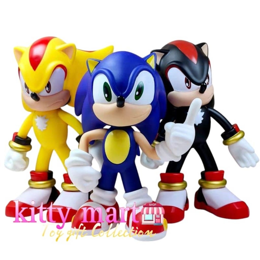 mainan action figure sonic the hedgehog besar