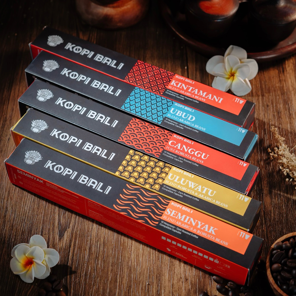 

KOPI BALI Specialty Coffe Capsules Nespresso Machine Compatible / Kopi Kapsul Bali Arabika Robusta