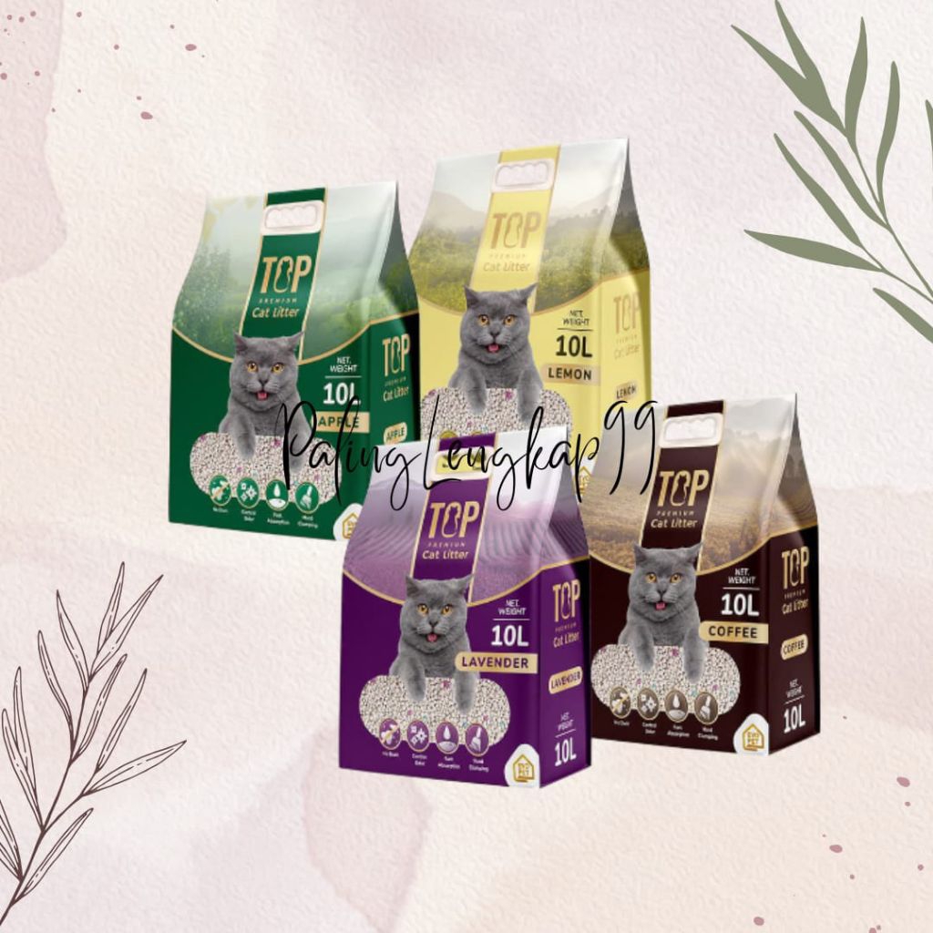 Pasir TOP 10L - Pasir Kucing Bentonite