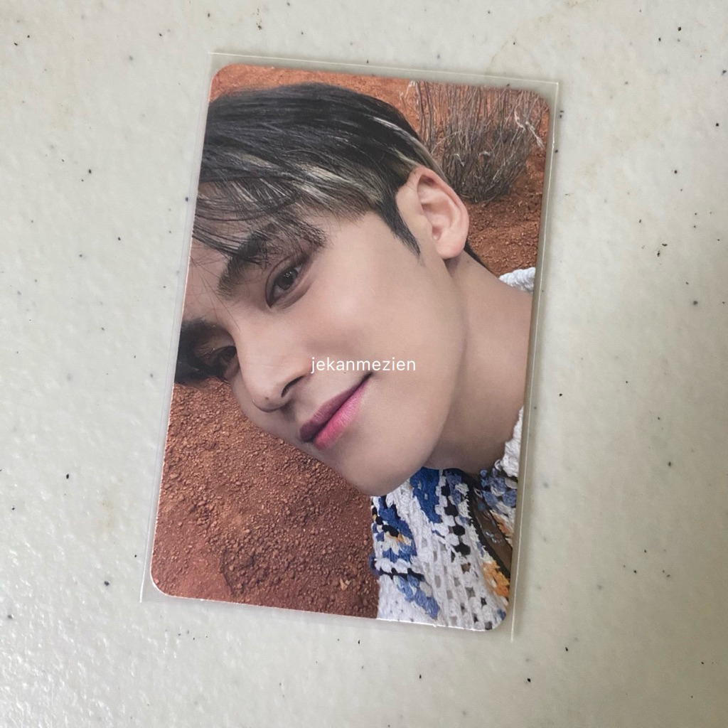 seventeen mingyu photocard face the sun