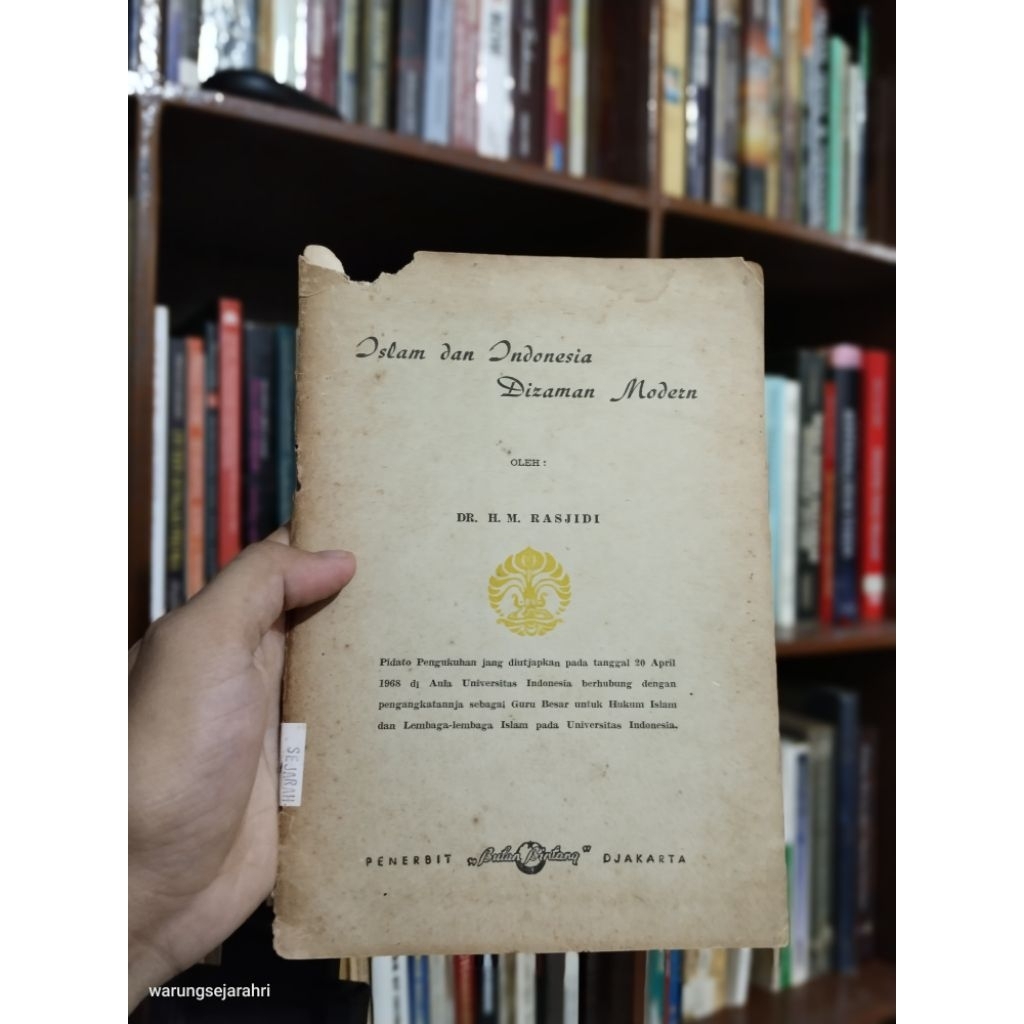 ISLAM DAN INDONESIA DIZAMAN MODERN - Dr. H. M. Rasjidi