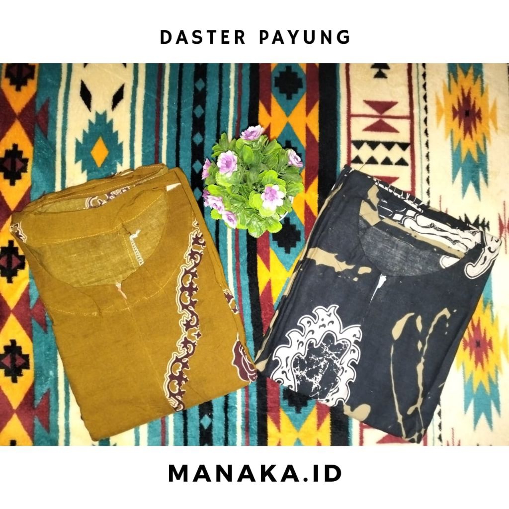 Daster Payung Lengan Pendek Jumbo Panjang LD 125 Panjang 110 Termurah, Kualitas Bagus Terjamin