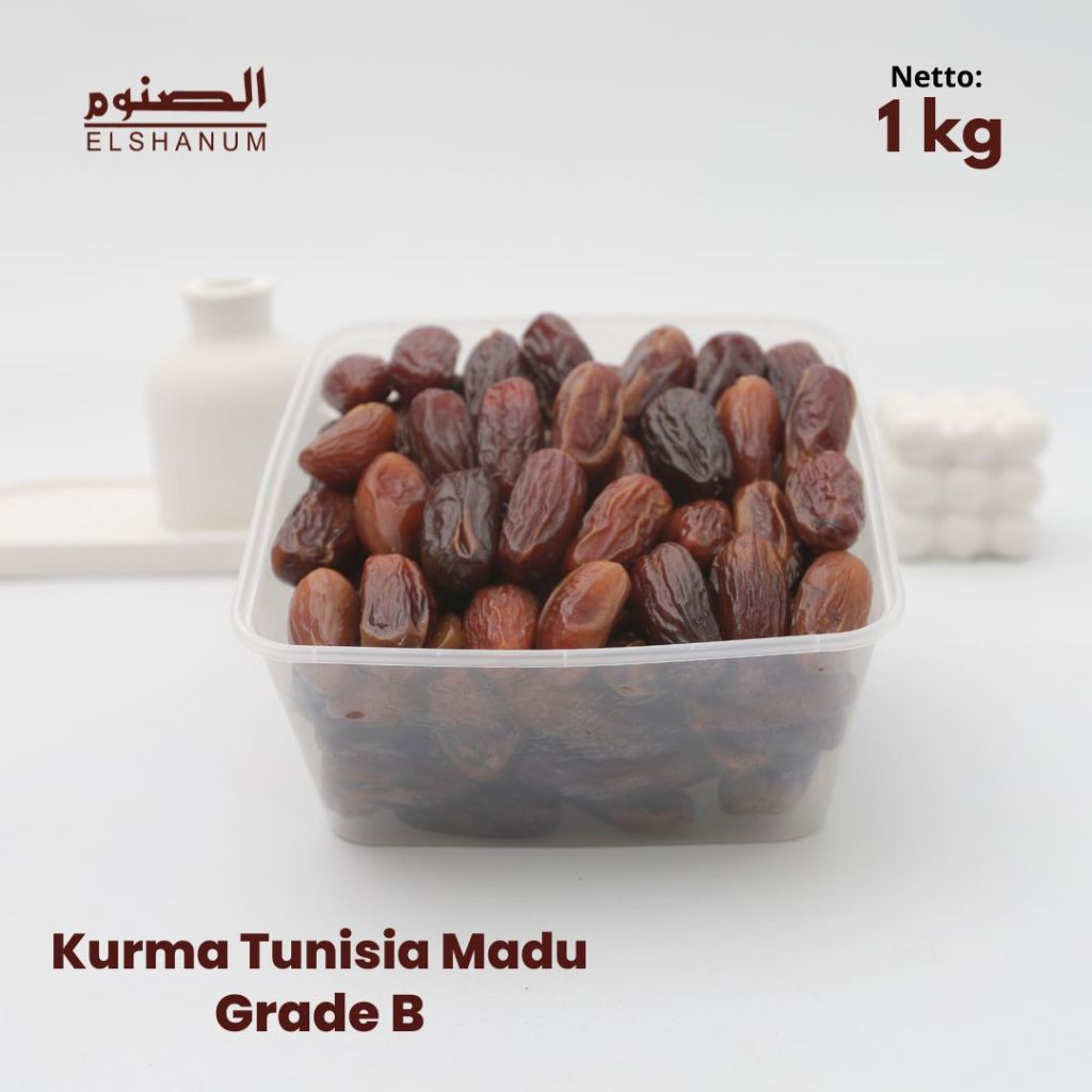 

Kurma Tunisia Madu 1kg / Kurma Tunisia Non Tangkai / Kurma Tunis / Kurma Madu - grade B
