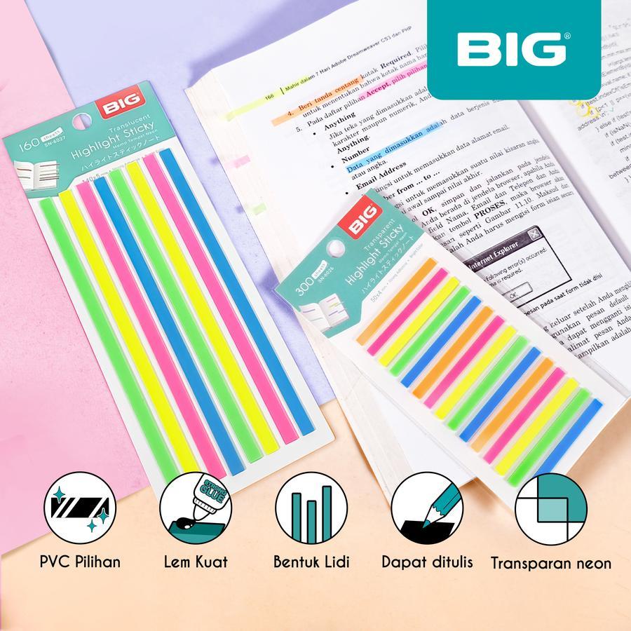 

TBMO STICKY NOTE LIDI NEON TRANSLUCENT SN-6027 160SHEETS BIG