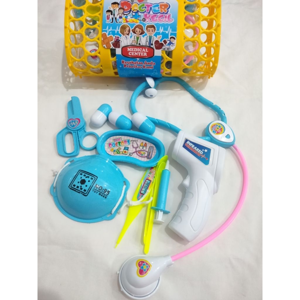 mainan tas medis dokter