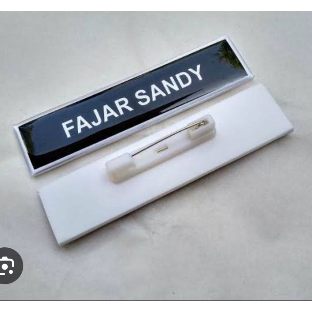 

nama dada / name tag akrilik custum