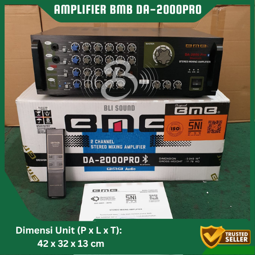 POWER AMPLIFIER BMB DA-2000PRO AMPLI KARAOKE SUPPORT BLUETOOTH ORIGINAL