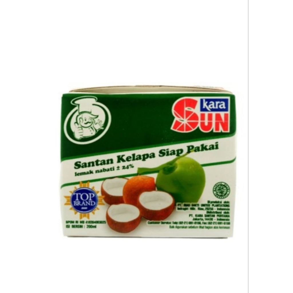 

sun kara santan kelapa murni 200ml