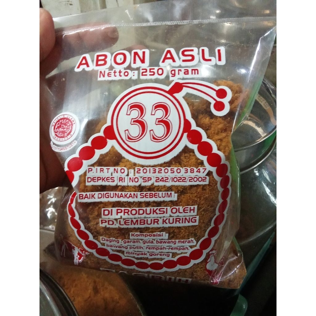 

Abon sapi Asli