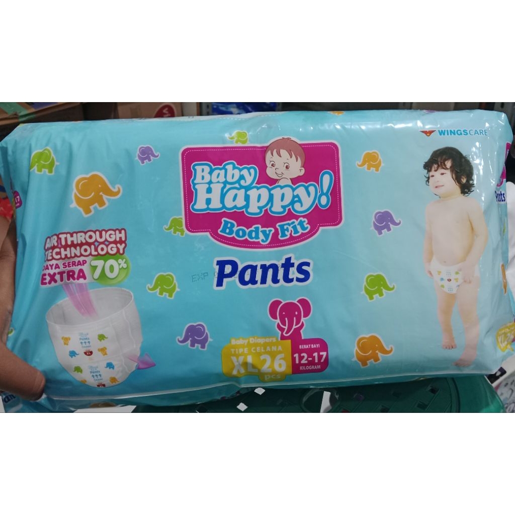 Baby happy pants XL26 tipe celana/baby happy XL26