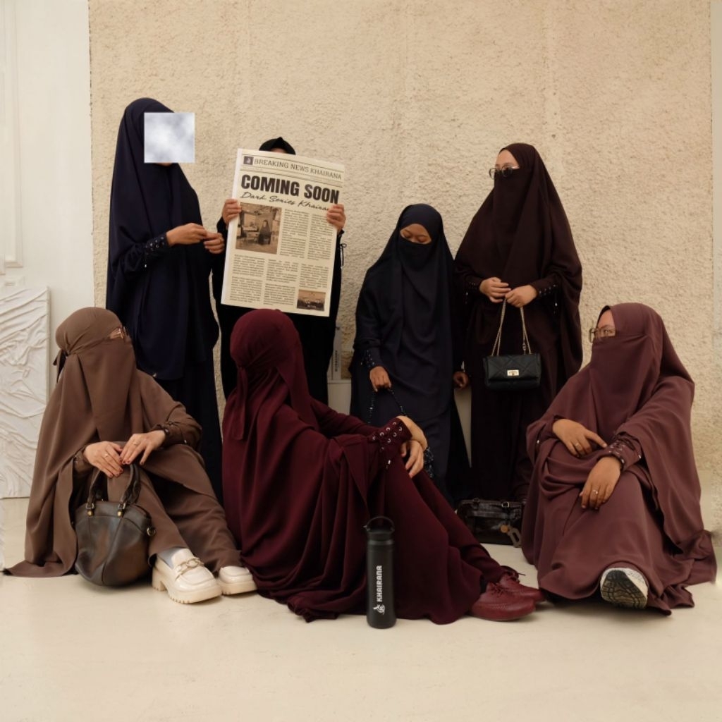 Gamis Dark Series By Khairana Muslim Wear