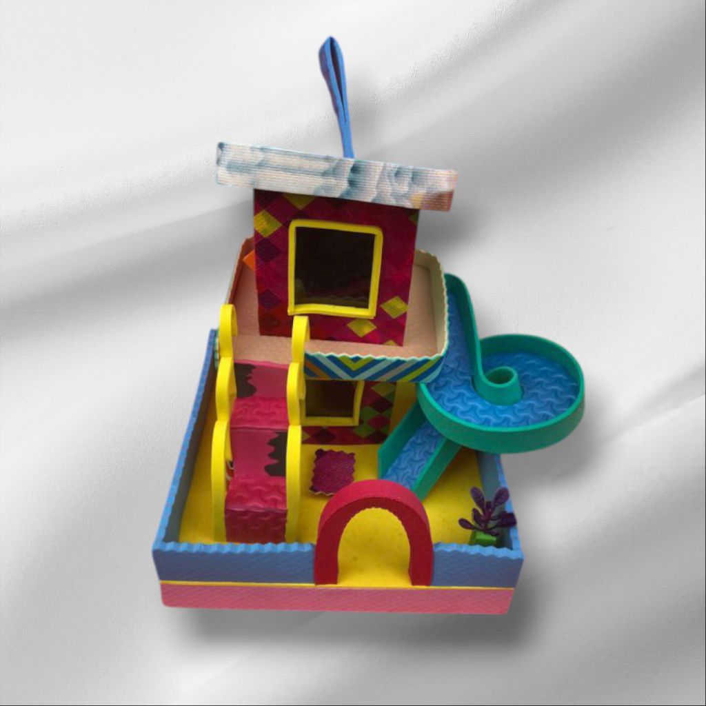 Rumah kelomang type perosotan tingkat 1