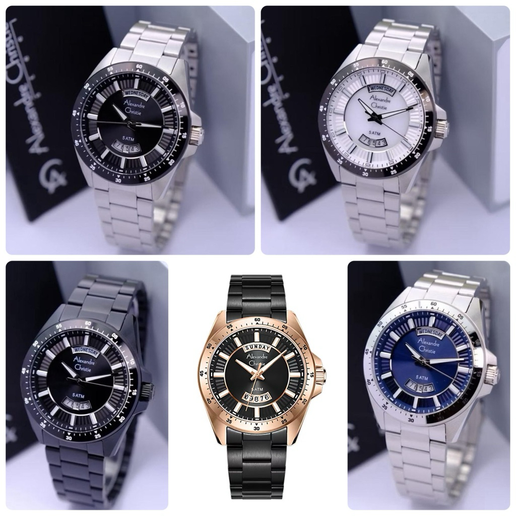 Jam Tangan Pria Alexandre Christie 6678