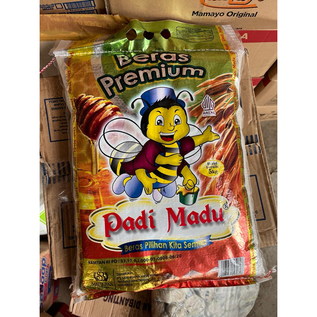 

beras premium padi madu