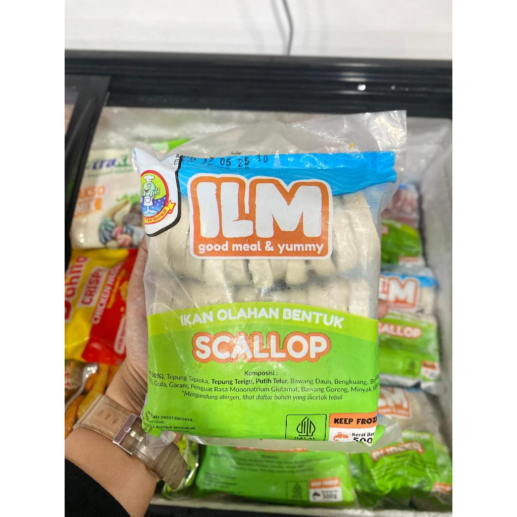 

ILM SCALLOP 500 gram / IKAN OLAHAN BENTUK SCALLOP / AYU PUTRI FROZEN FOOD