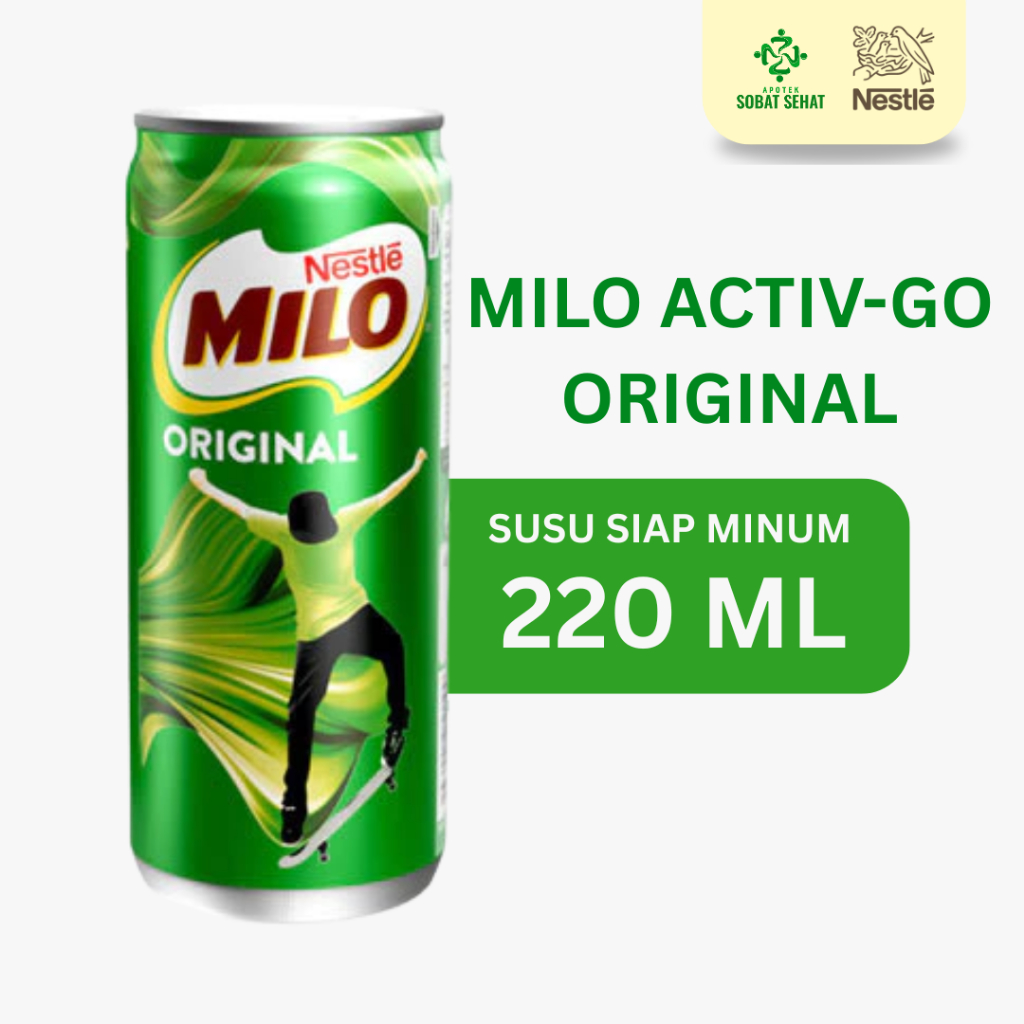 

MILO Activ-Go Minuman Mengandung Susu Dan Cokelat Siap Minum Kaleng 220ml
