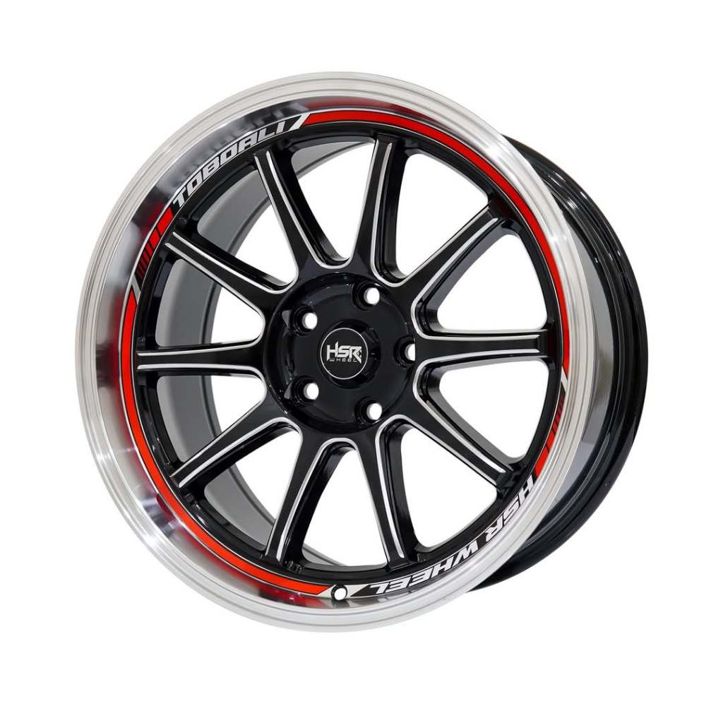 VELG HSR TOBOALI HSR RING 18 LEBAR 9 PELEK MODEL LENSO VENON 5 PELEK INNOVA REBORN ZENIX CIVIC