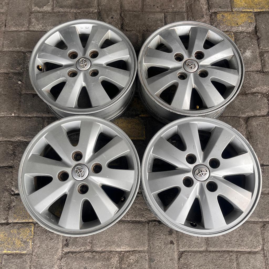 VELG MOBIL ORI STD AVANZA RING 15 LEBAR 5 ET45 PCD 4X114 KIJANG PANTHER