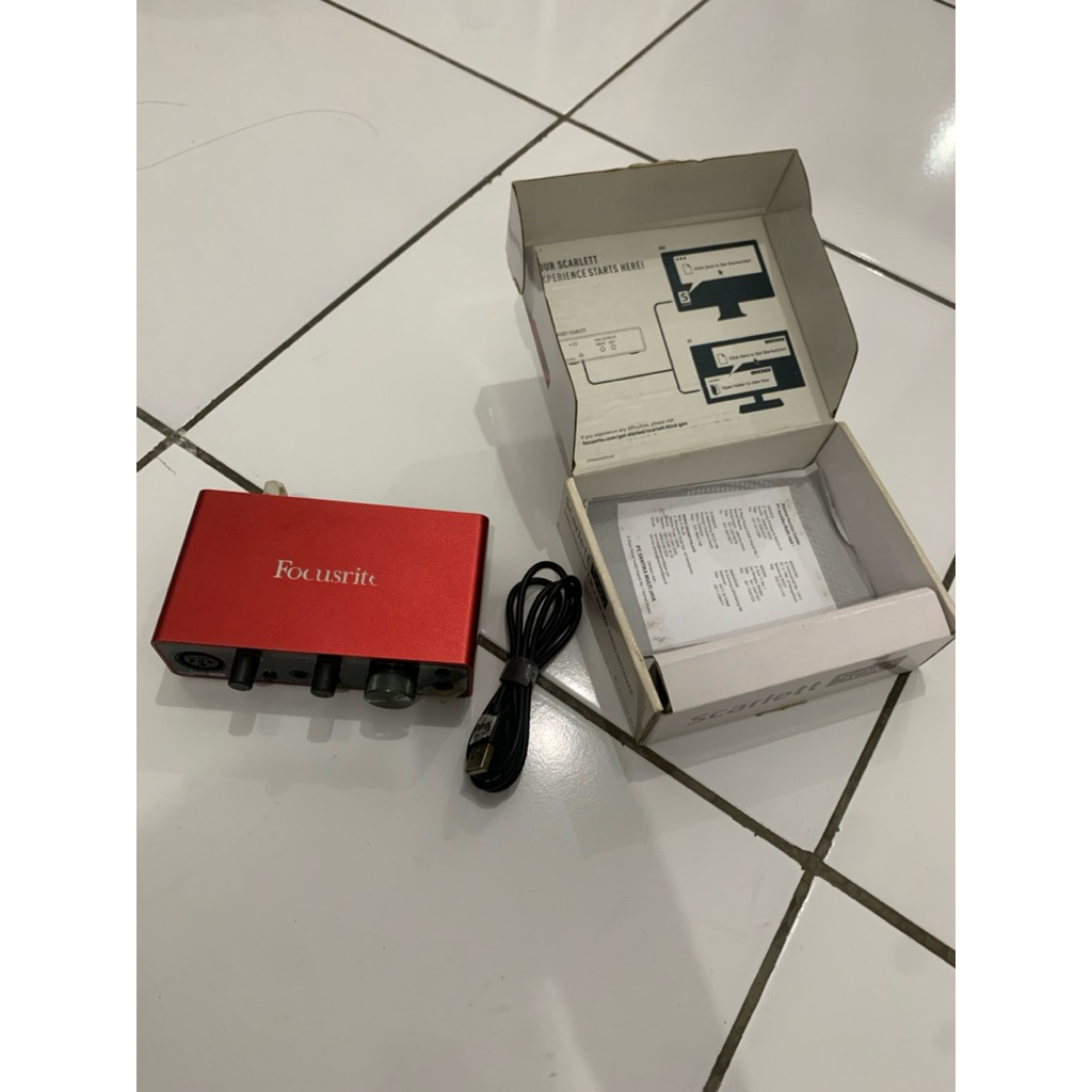 Focusrite Scarlet Solo Gen3 Audio Interface / Soundcard Bekas NET