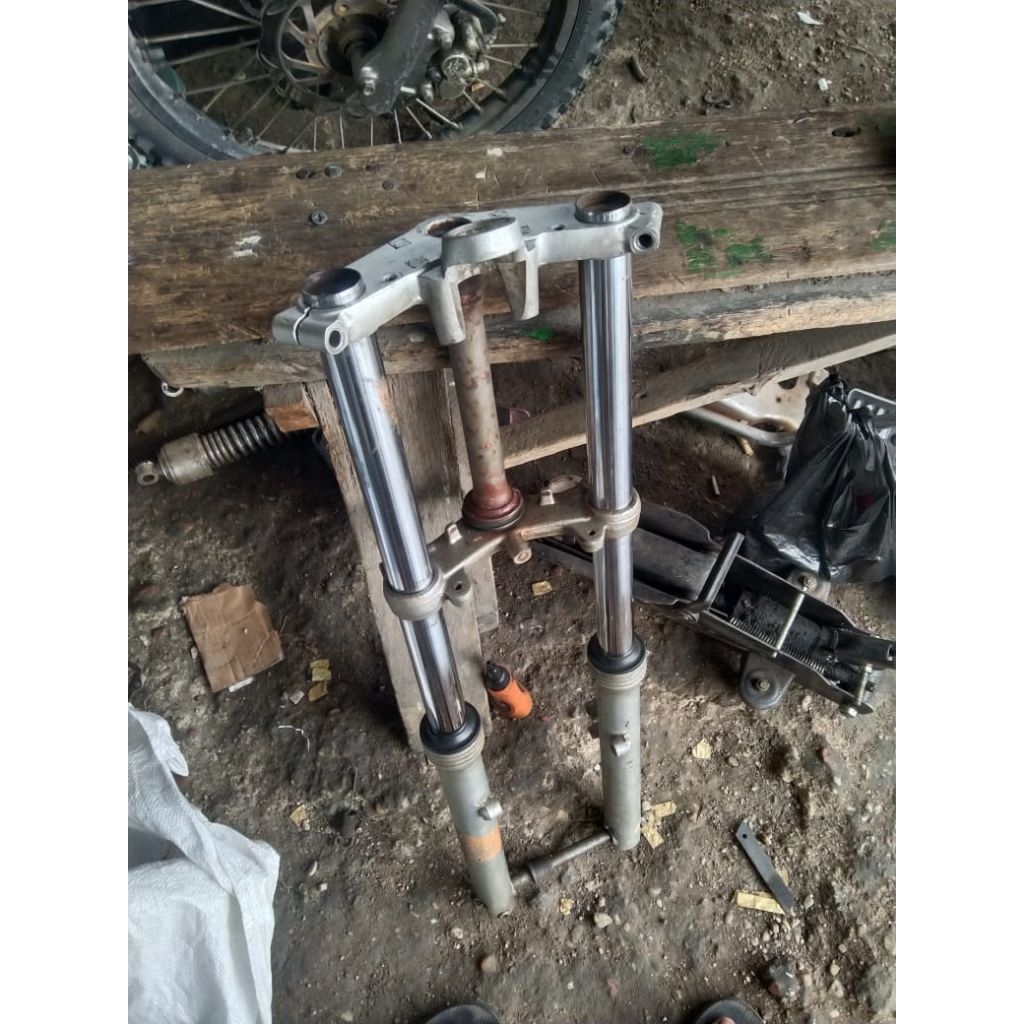 shock depan ninja R original copotan