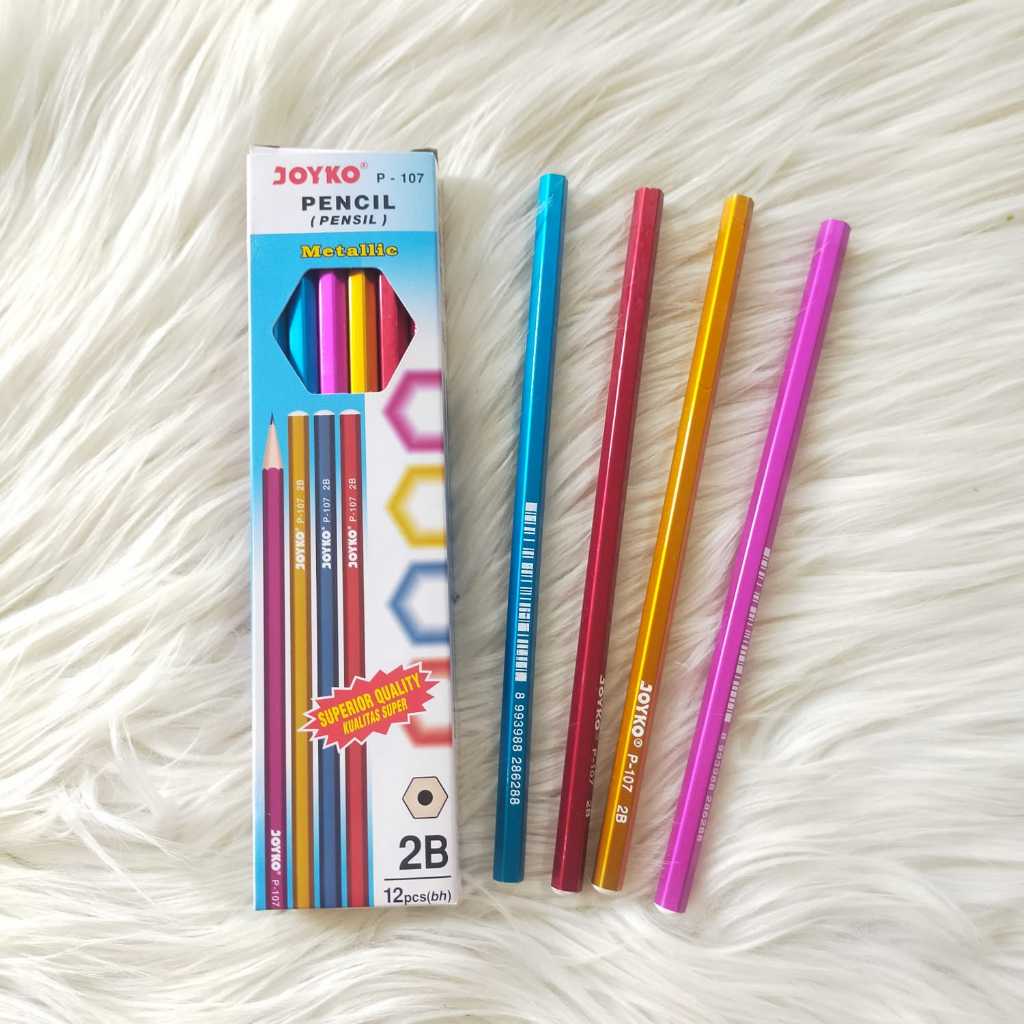 

HM- Pensil 2B Joyko P-107 Metallic ( 1pak/12pcs )