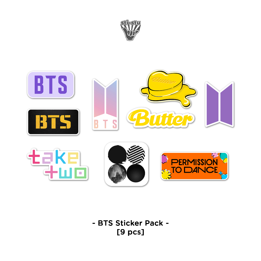 

Sticker Pack BTS | Sticker Kpop | Sticker Band | Sticker Vinyl | BTS Sticker Pack - [9 Pcs]