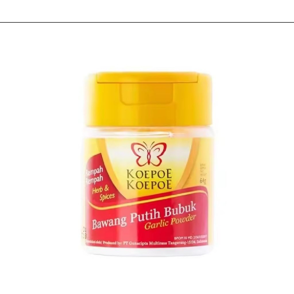 

Koepoe Koepoe BAWANG PUTIH Bubuk 64 / kupu kupu / Garlic Powder
