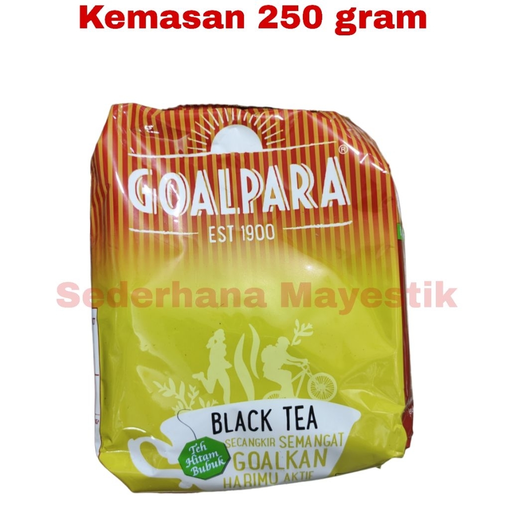 

Teh Goalpara 250gr 250 gr gram Black Tea Tubruk Aur Goal Para